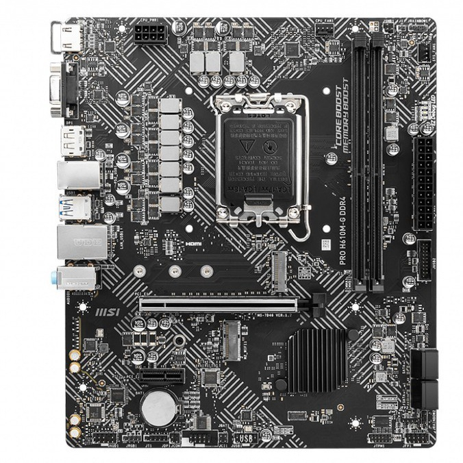 MSI PRO H610M-G DDR4 - Intel Motherboard LGA1700 gen 12