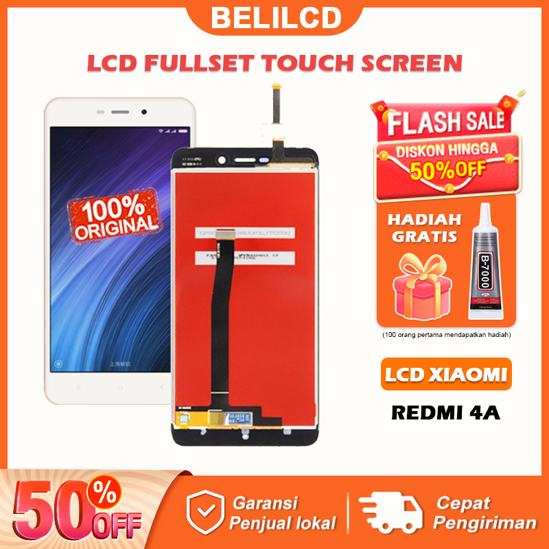 [ORIGINAL] LCD Xiaomi Redmi 4A Fullset Touchscreen ORI Touch Screen Bagian Digitizer Layar Sentuh Versi Tinggi