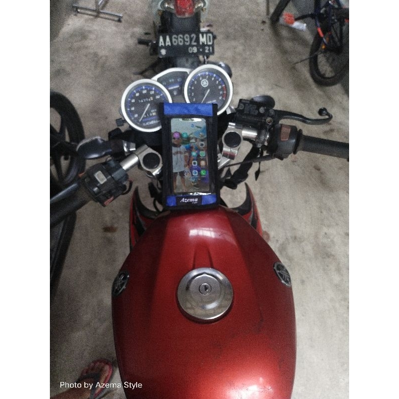 Tas Holder Hp Motor Tas motor waterprof, layar mika Touchscrean, grosir harga termurah, untuk semua jenis motor