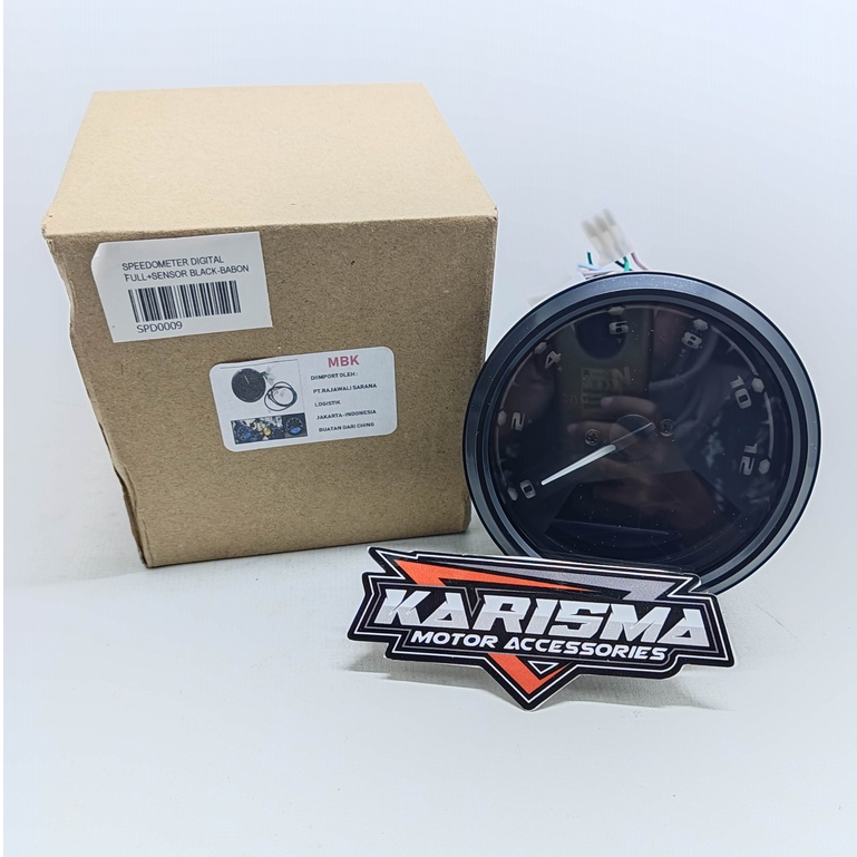 Spidometer babon takometer digital model newtek speedo tachometer rpm rxking rx king japstyle tiger 