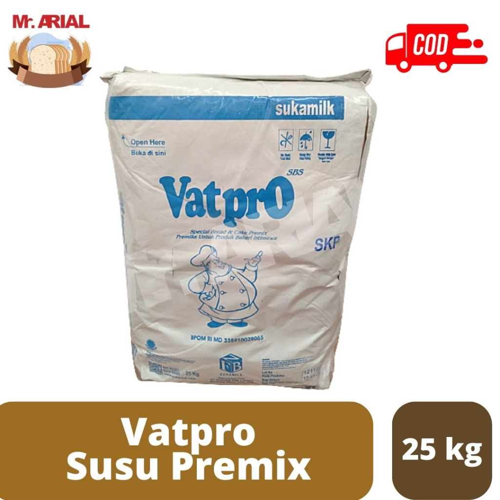 

VATPRO Susu Bubuk Full Cream / Susu Premix / Milk Replacer 25kg