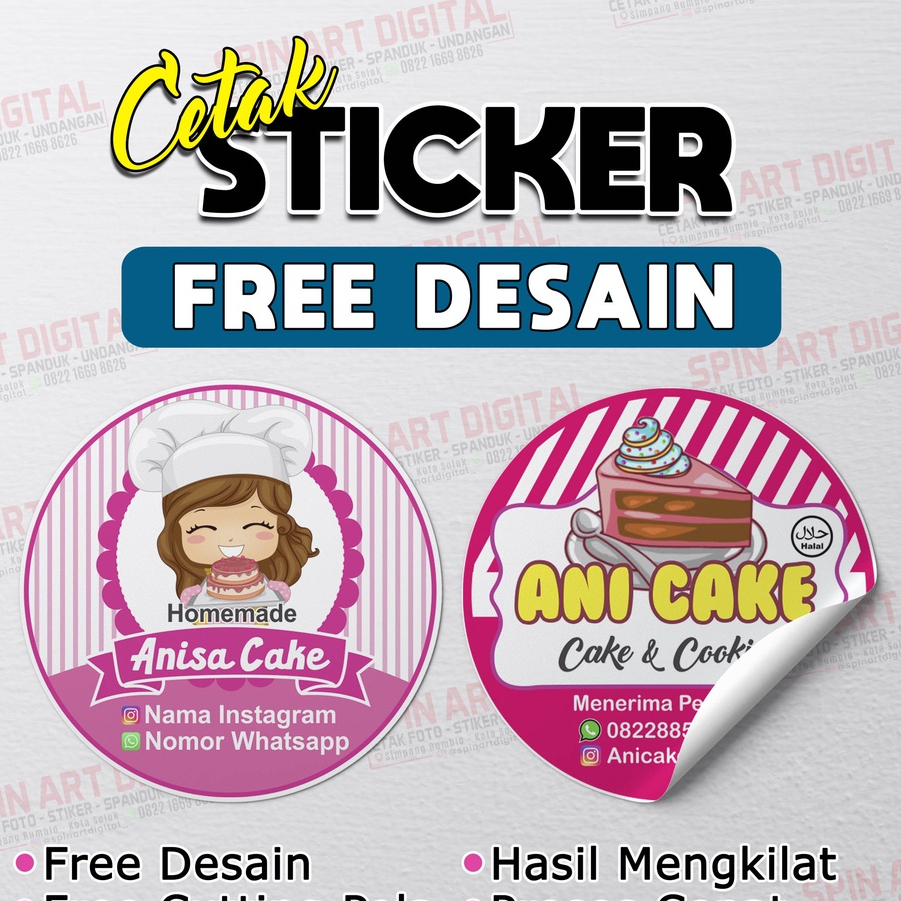 Jual STIKER PRODUK/KEMASAN CUSTOM DESAIN UKURAN A3 | Shopee Indonesia