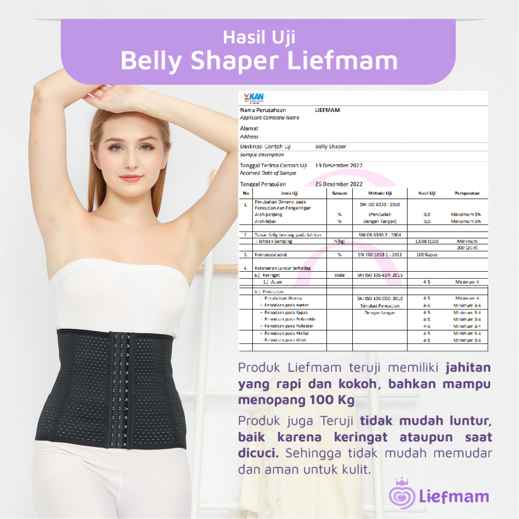 Belly Shaper Corset Liefmam (Zaraya) - Korset Peramping / Korset Pelangsing Anti Gerah