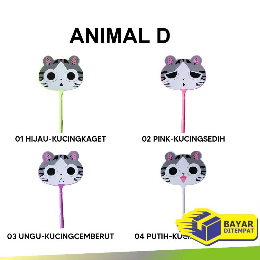 

PULPEN KIPAS BULAT KUCING LUCU UKURAN BESAR - BALLPOINT BOLPEN PENA KARTUN CHI THE CAT ANIMAL CARTOON KARAKTER