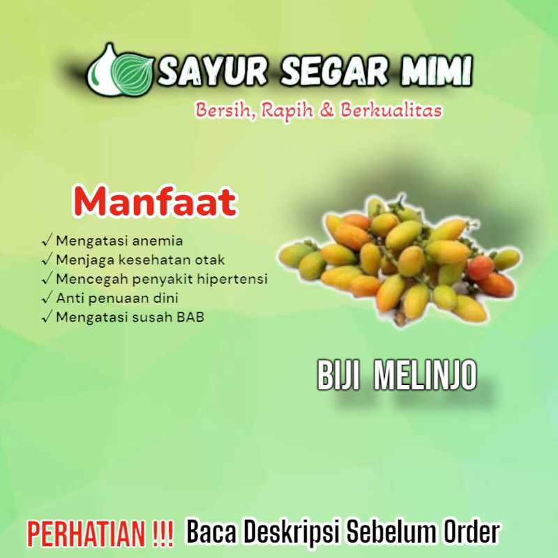 

Buah Melinjo/Buah Tangkil - Sᴀʏᴜʀ Sᴇɢᴀʀ ♏ɪᴍɪ