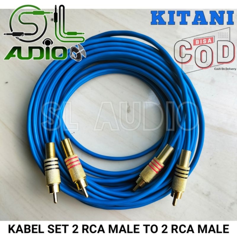 Kabel RCA panjang 10 Meter kualitas premium kitani