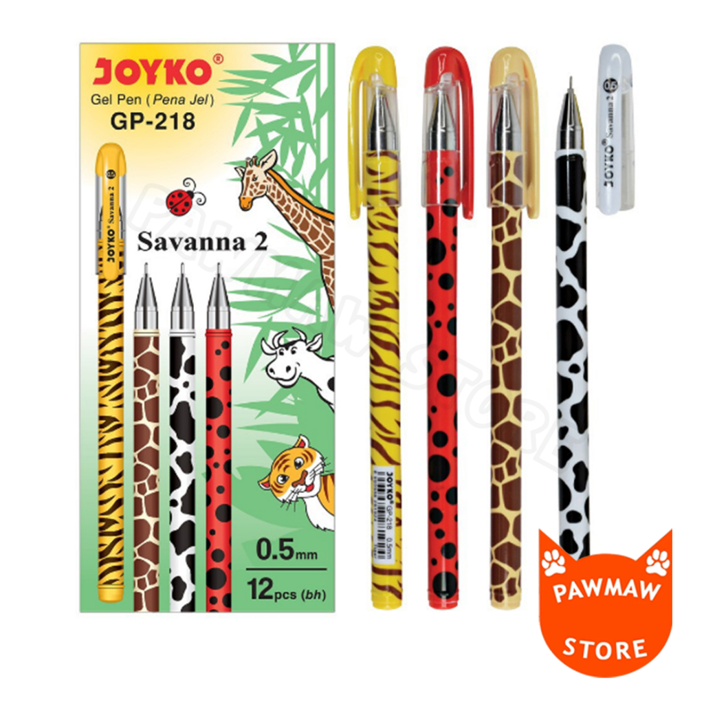 

Pulpen Joyko Savana Tutup Motif Hewan ( PACK )