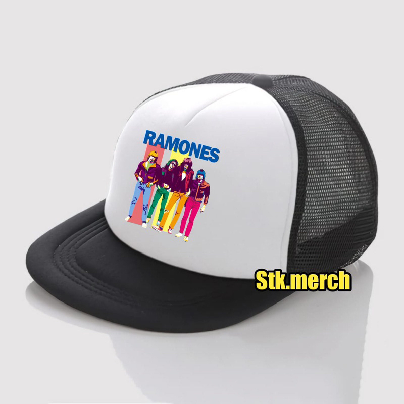 Topi Snapback Trucker / Snapback Hat Trucker / Topi Jaring Distro / Topi Band Metal Hardcore Punk - 