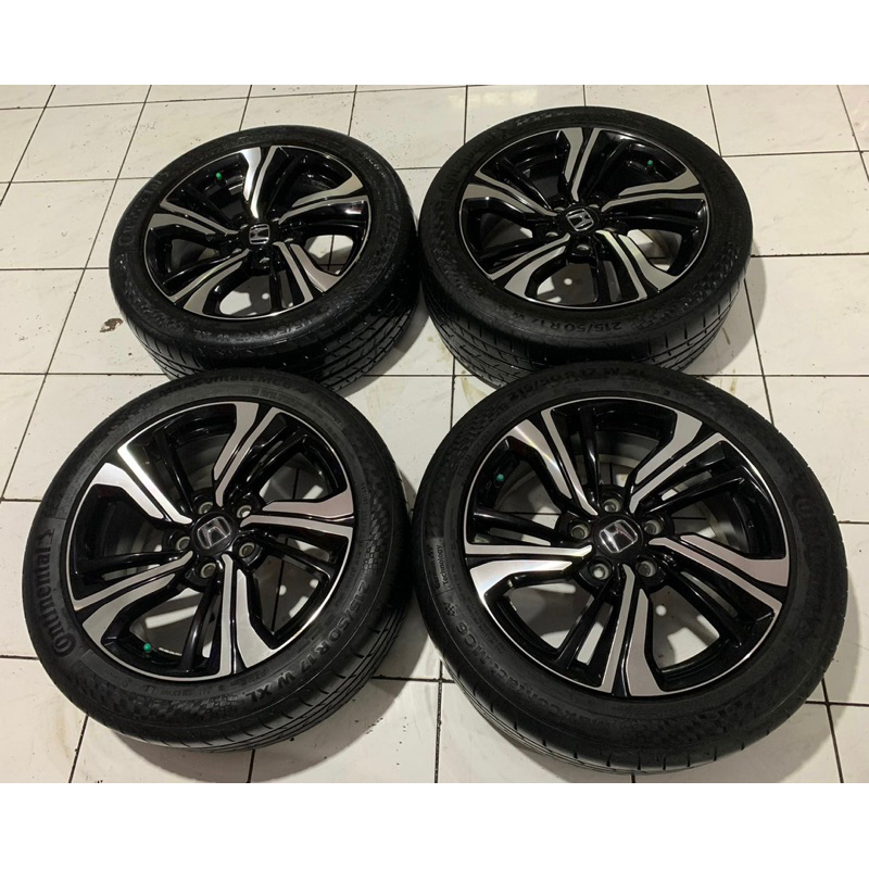 Velg Ring 17 Civic Turbo + Ban Continental