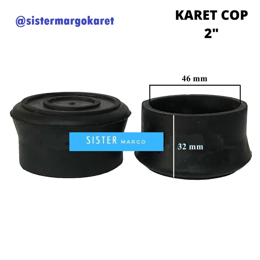 Karet Kaki Kursi Sofa 2 Inch - 4 Pcs