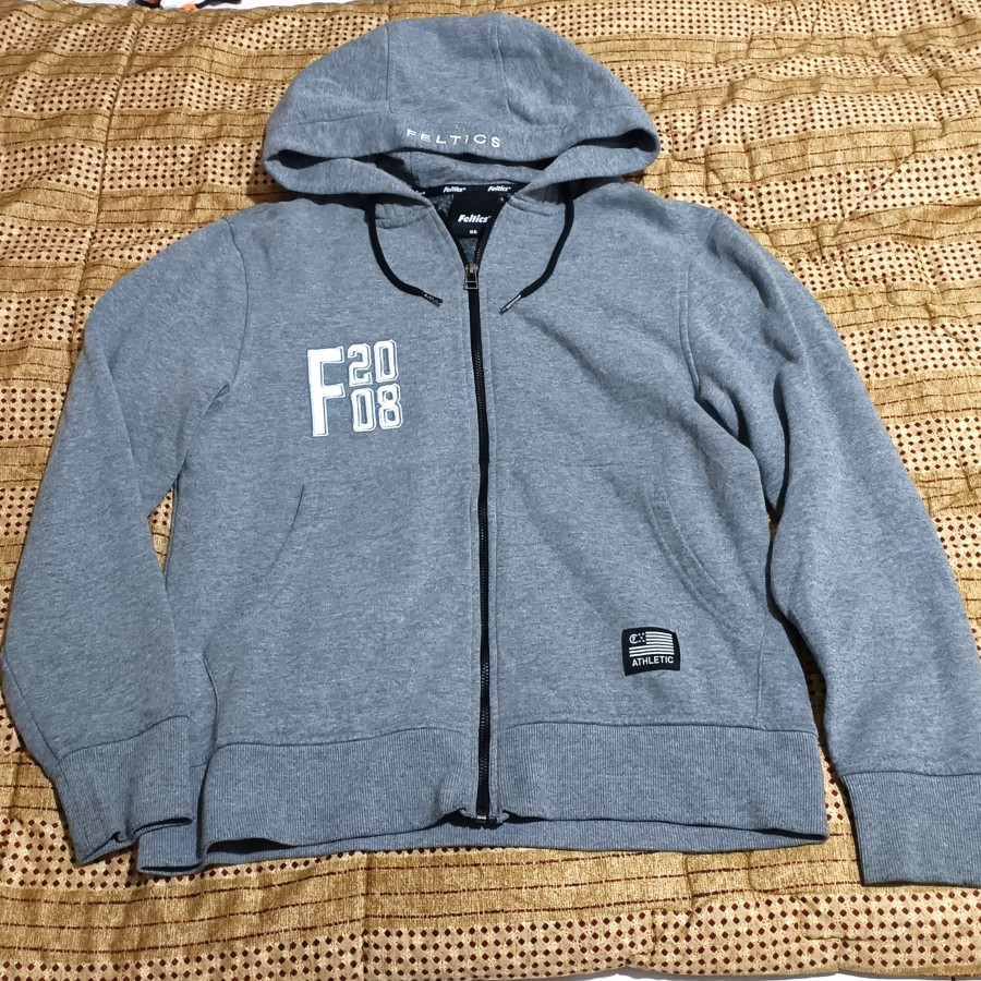 Jaket hoodie zipper Feltic original
