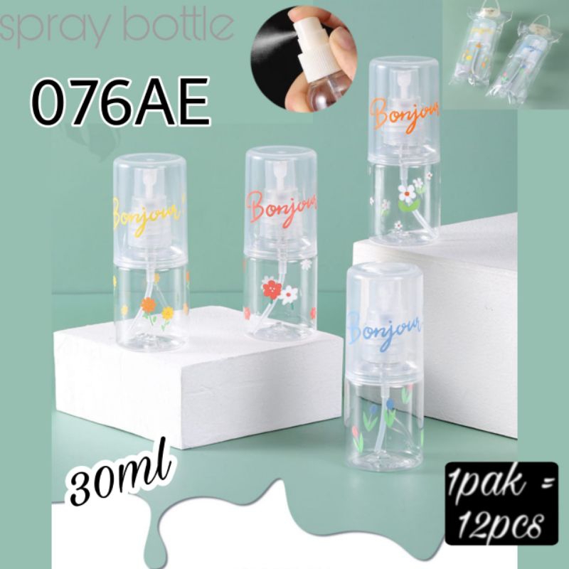 botol spray 30ml motif bunga kode 07AE