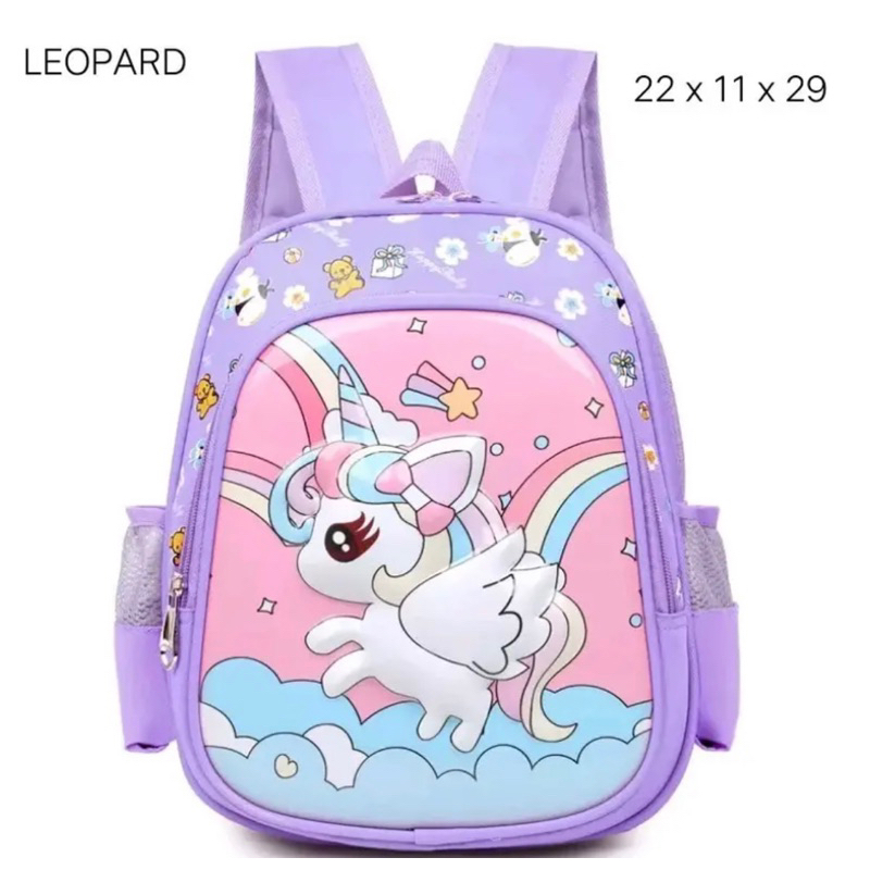 tas ransel sekolah anak tk dan paud unicorn princes lucu terbaru tas anak kudaponi unicorn