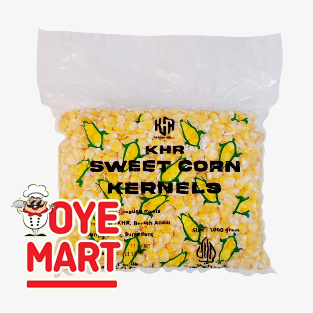 KHR SWEET CORN KERNELS 1KG JAGUNG PIPIL MANIS BEKU