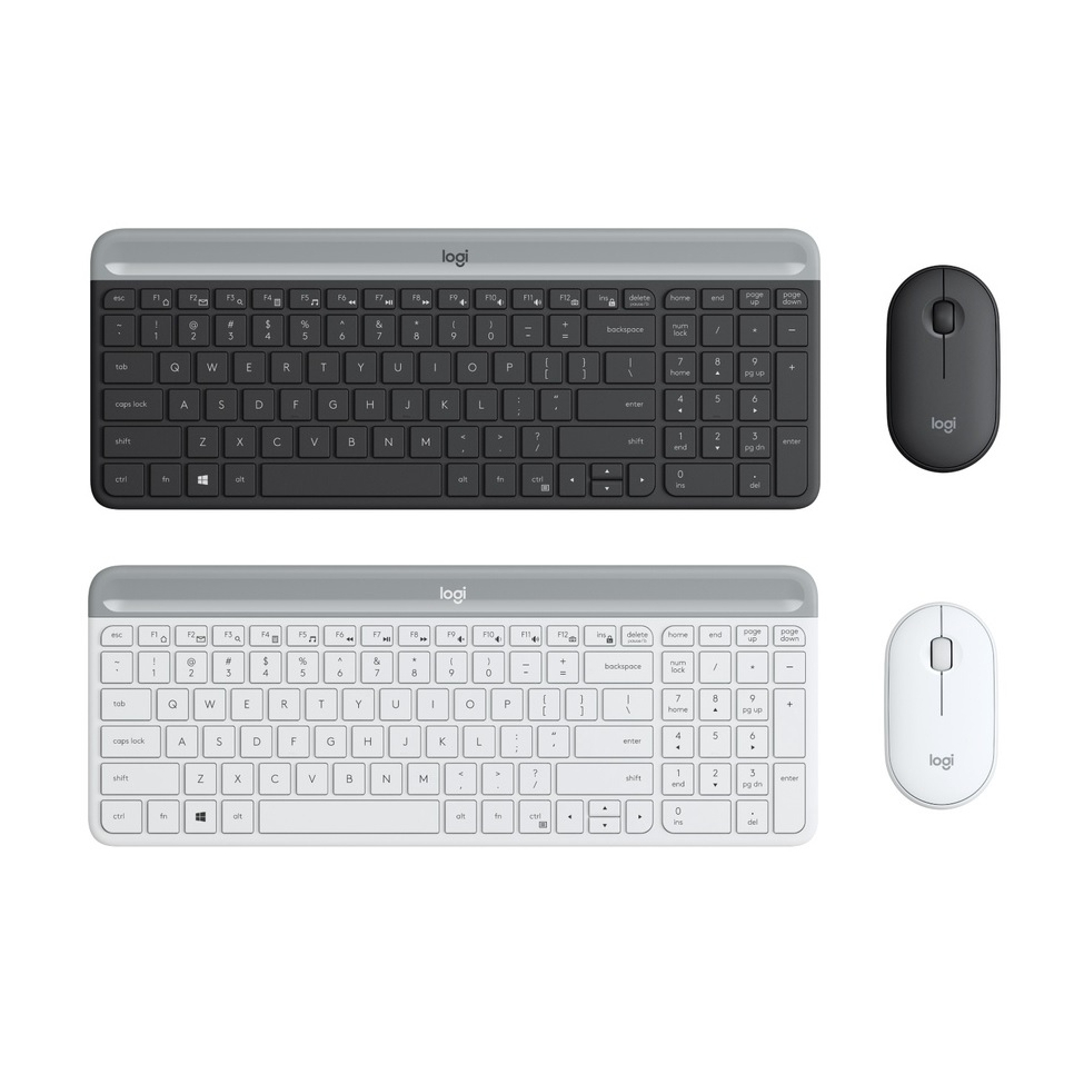 MOUSE + KEYBOARD WIRELESS LOGITECH MK470 SLIM