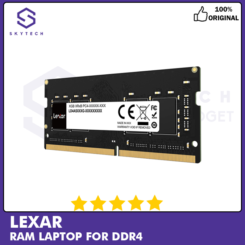 RAM LAPTOP LEXAR 1.2V SO-DIMM DDR4 4GB 2666/8GB 3200/16GB 3200