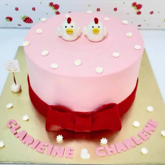 

Chicken Pink Cake