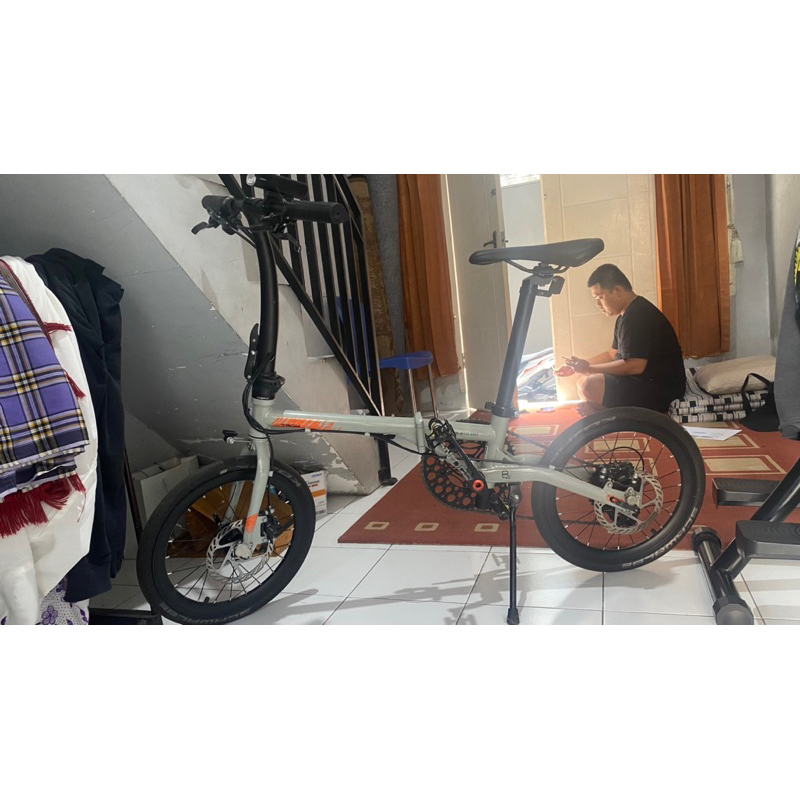Sepeda Lipat Element Troy X8 Modification