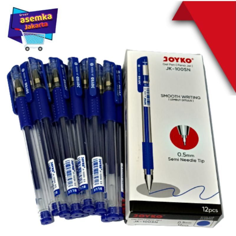 Bolpen Pulpen Gel Joyko JK-100SN 12pcs