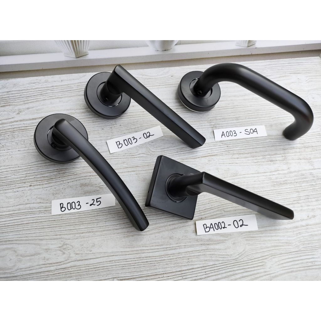 Handle pintu Black atau laver handle Warna Hitam