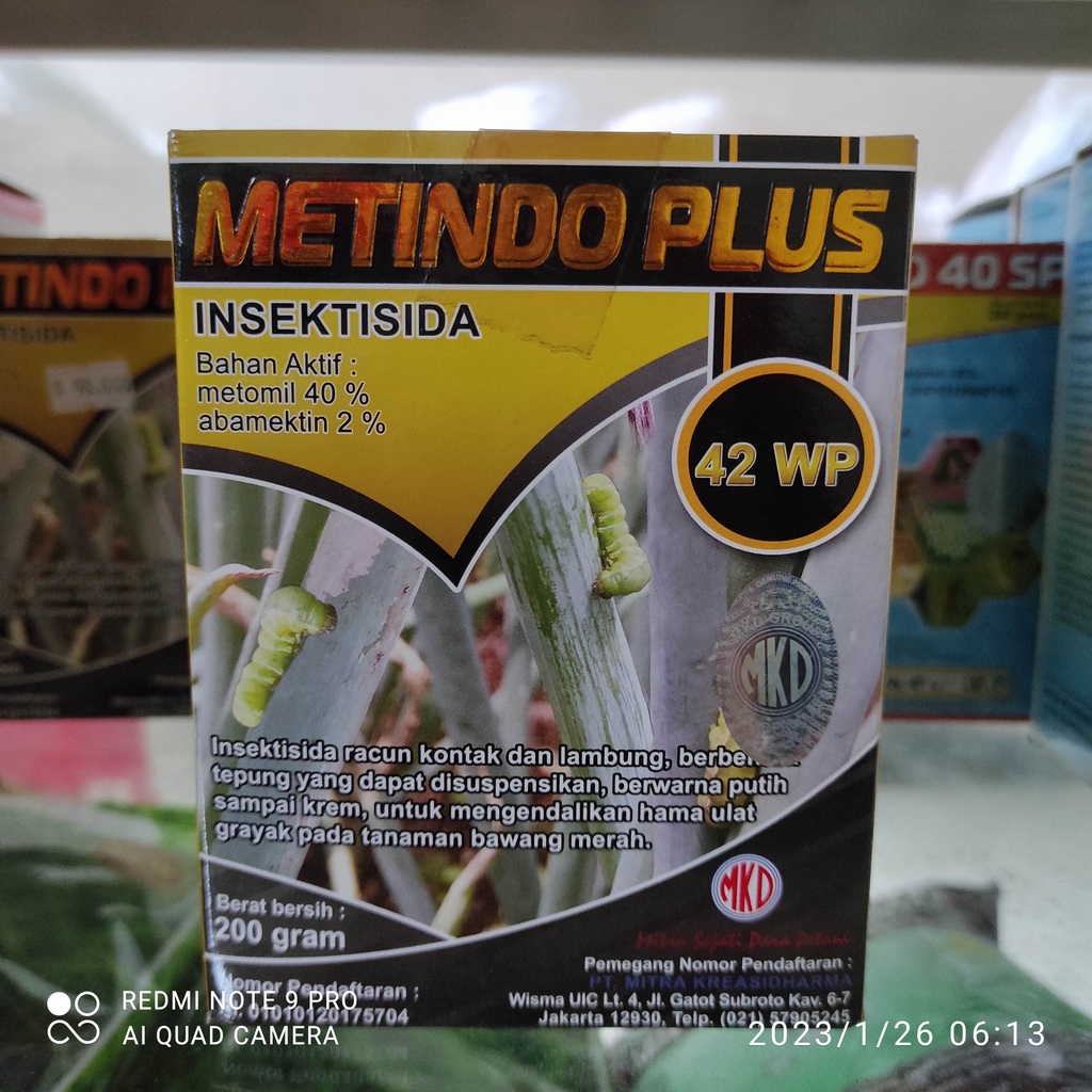 Insektisida Metindo Plus 42 WP 200 gram