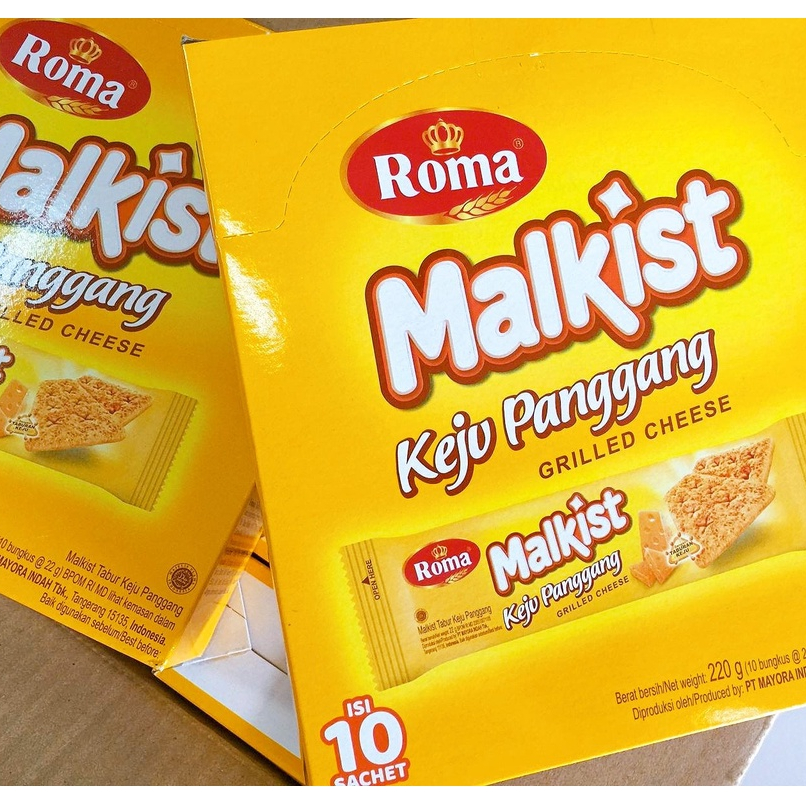 

Malkist Roma Malkist Keju Panggang - Harga Per Kemasan