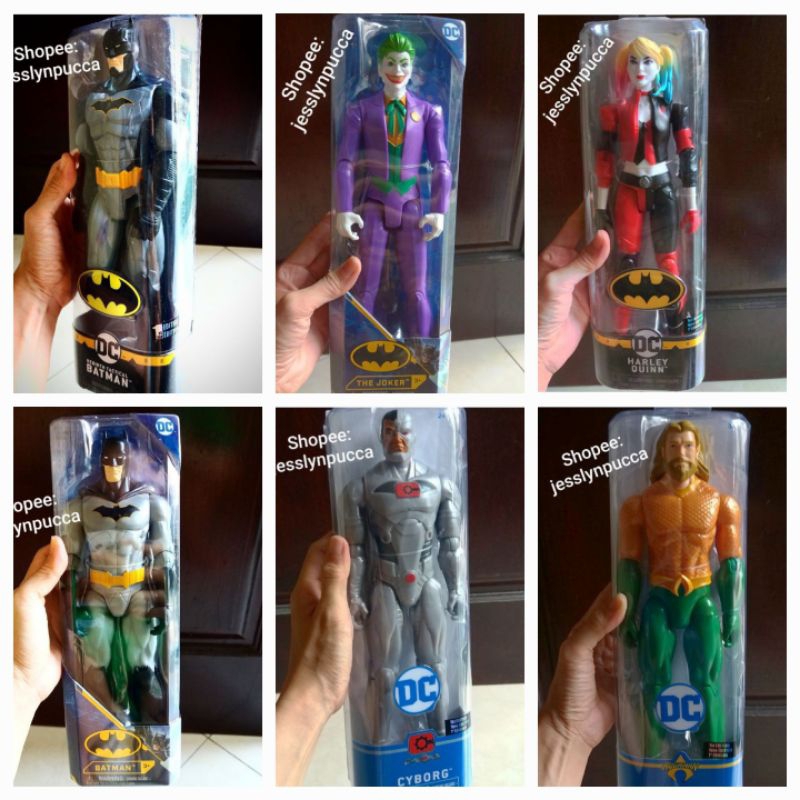 SPIN MASTER ACTION FIGURE 12INCH REBIRTH TACTICAL BATMAN JOKER HARLEY QUINN CYBORG AQUAMAN SUPERMAN 