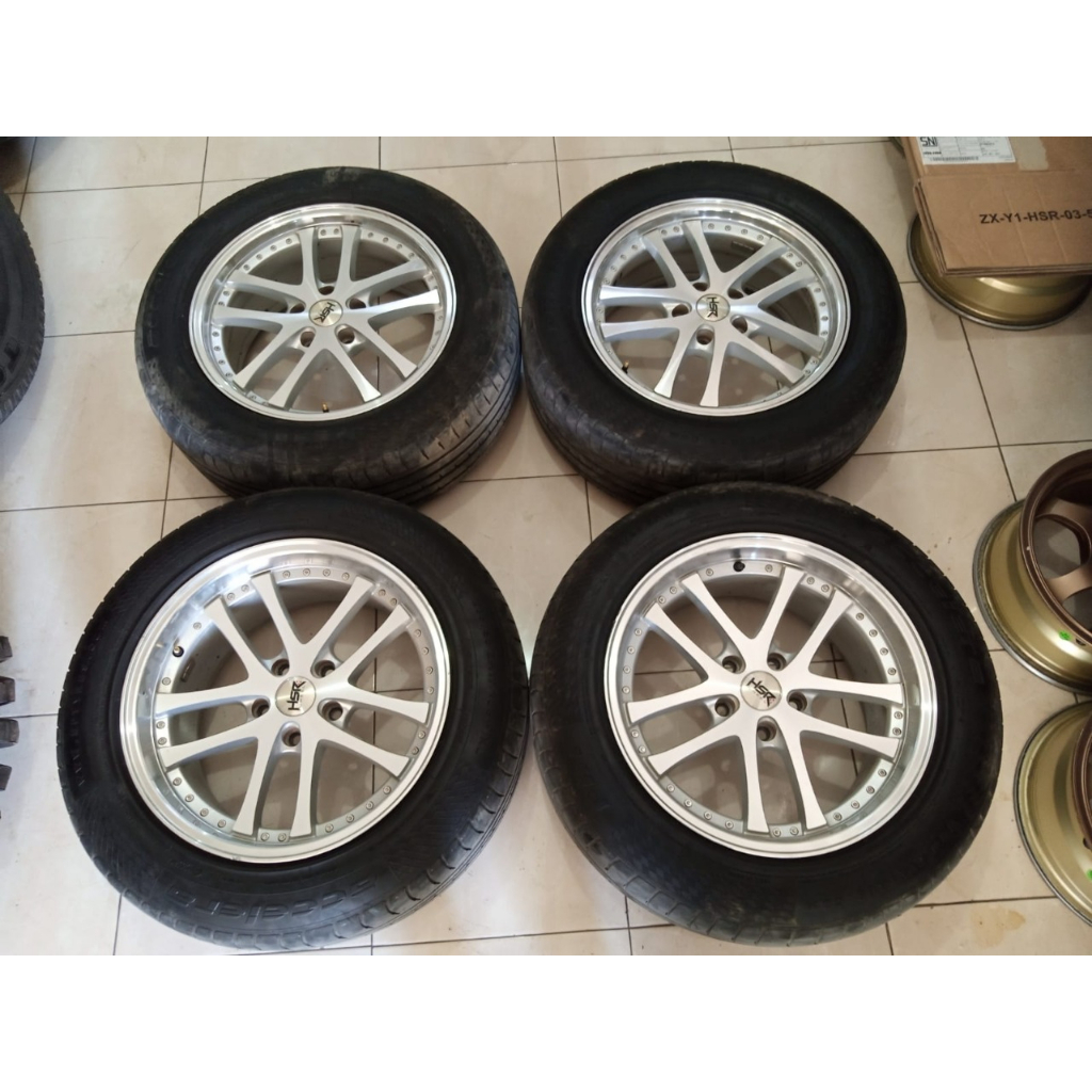 Velg Mobil R17 Racing HSR SHOJI Ring 17 Lebar 7,5/8,5 Pcd 5x114,3 Buat Mobil CIVIC CAMRY XPANDER INN