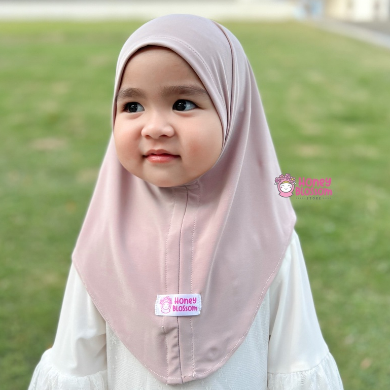 HoneyBlossom - hijab anak / jilbab bayi anak perempuan / hijab bayi / jilbab bayi / bergo instant anak bayi zara