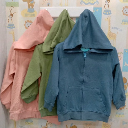 Jaket Hoodie Polos Anak dan Baby