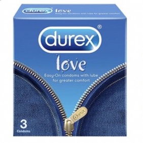 Kondom Durex Love Isi 3 - Ekonomis