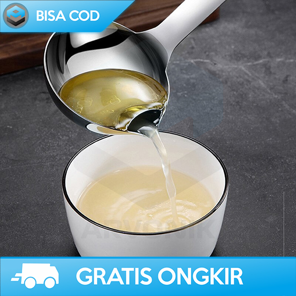 CENTONG SAYUR STAINLESS STEEL SENDOK SUP GAGANG ERGONOMIS SPOON SOUP