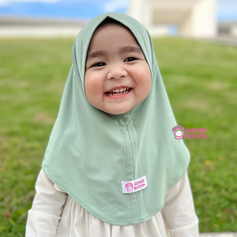 HoneyBlossom - hijab anak / jilbab bayi anak perempuan / hijab bayi / jilbab bayi / bergo instant anak bayi zara