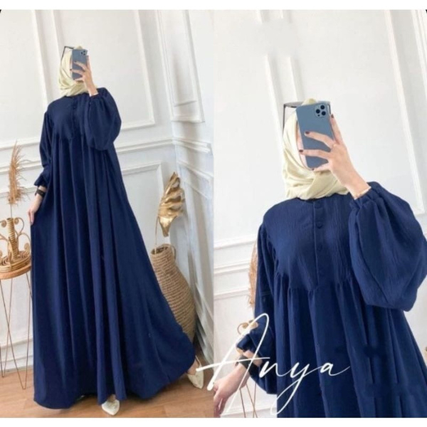 ANYA DRESS MAXY CRINGKEL AIR FLOW | GAMIS WANITA TERBARU