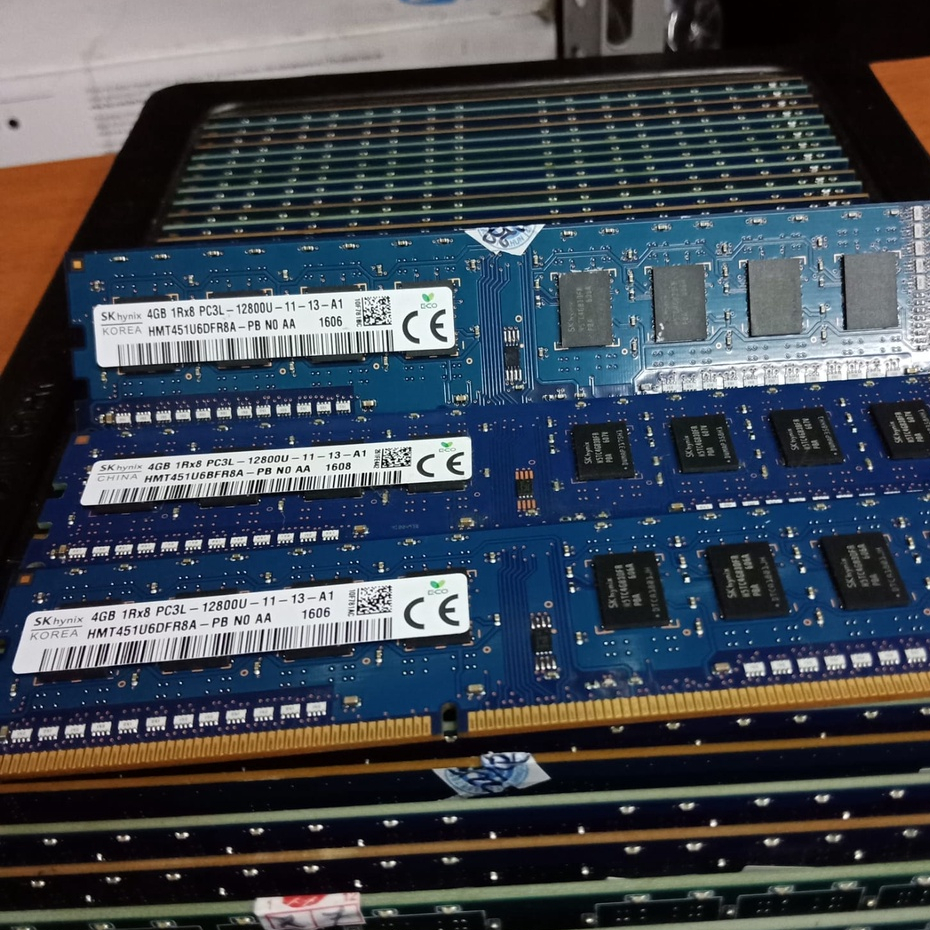 memory Ram PC 4GB DDR3 1Rx8 pc3L -12800U for PC KOMPUTER CPU Khsus untuk pc biasa
