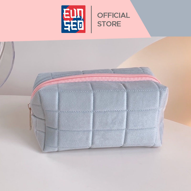 EUNSEO Pouch Make Up Aesthetic Warna Pastel Fashion Korea Import