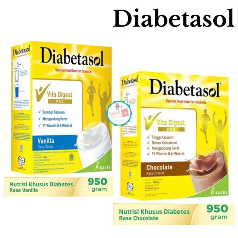 DIABETASOL VANILA &amp; COKLAT 1kg | Diabetasol 1000gr