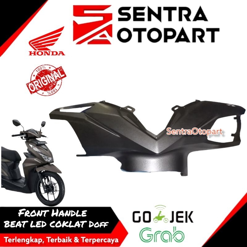 Batok depan beat led fi injeksi coklat doff dop original