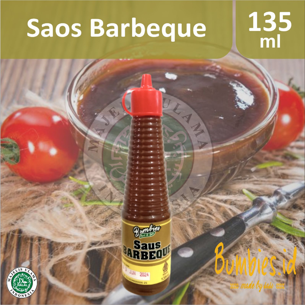 Saos Barbeque Bumbies Condiment 135ml HALAL | Saos BBQ | Saus Baberque | Saos Barbeku