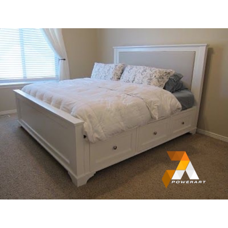 Tempat Tidur Minimalis Modern Ranjang Kayu dipan kayu Dipan kayu Minimalis Beds