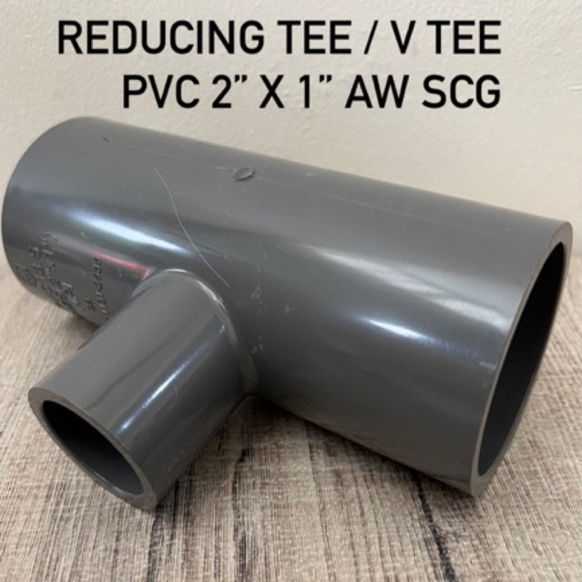 Reducing Tee/Verlop Tee PVC 2”x1” AW SCG