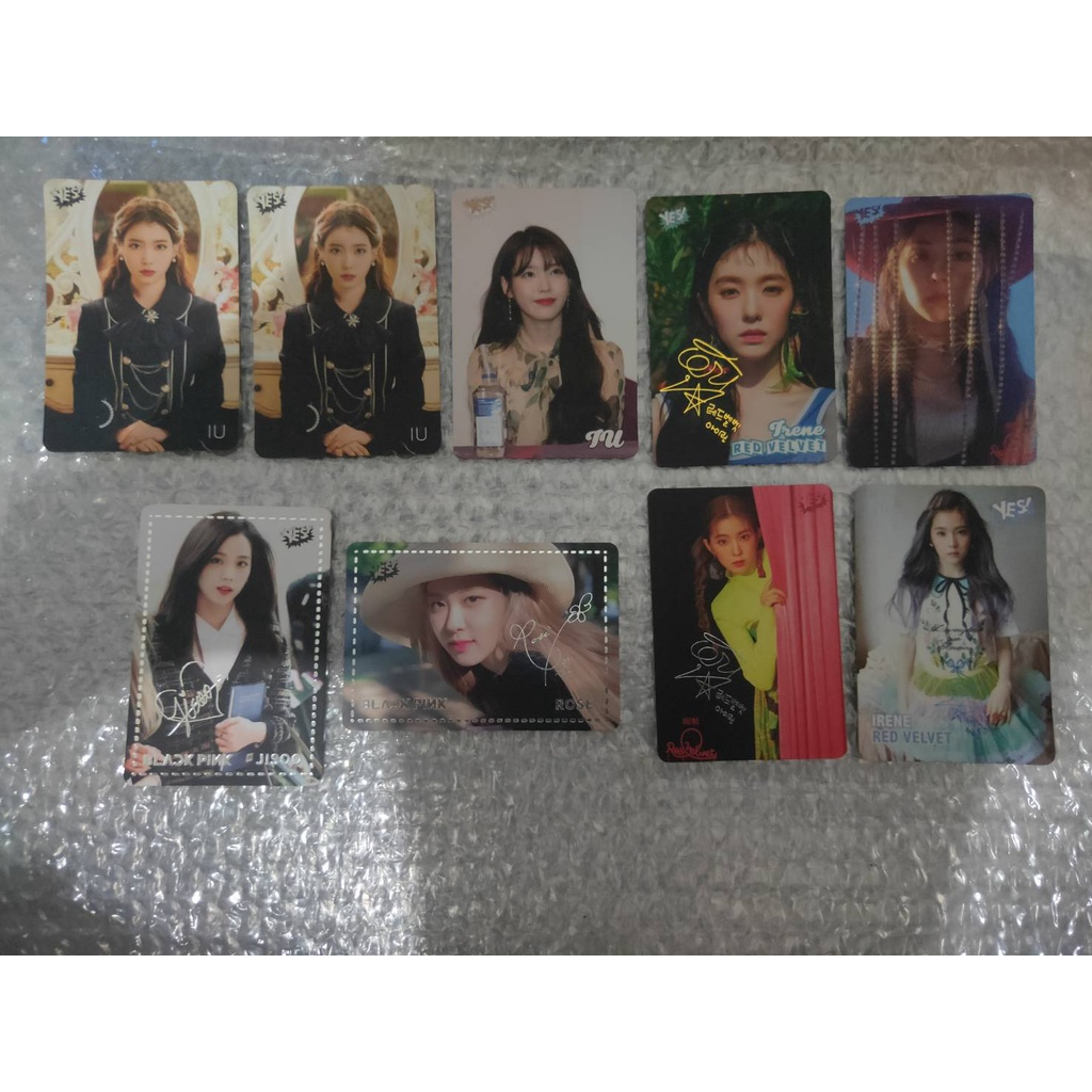 Photo Yes Card Official IU, RED VELVET, BLACKPINK