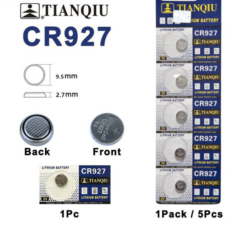 Baterai Kancing CR927 / Lithium Battery 3V / Button Cell Murah