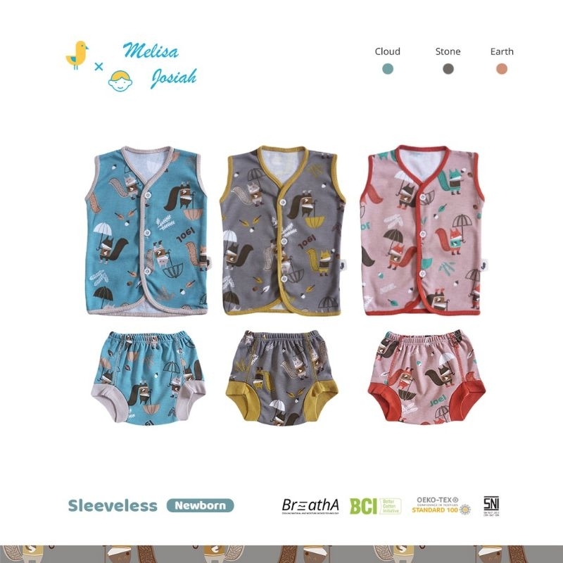 SNI Setelan baju bayi singlet newborn Premium Joel  baju bayi baru lahir perempuan laki-laki celana kodok kaos bayi atasan bayi kutung lengan pendek import