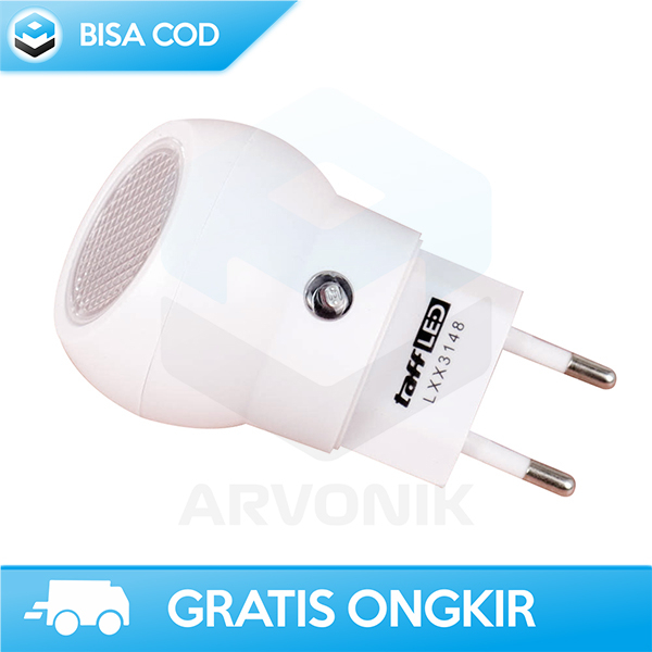 LAMPU TIDUR LED LAMPU SENSOR OTOMATIS TAFFLED ROTASI 360 0.5W EU PLUG