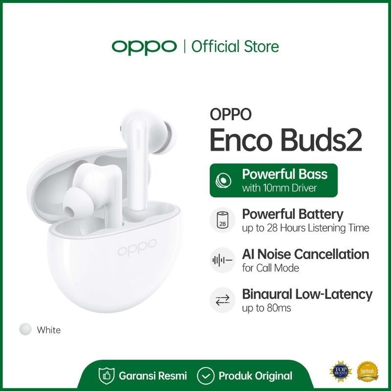 oppo enco Bluetooth tws ORIGINAL GARANSI RESMI
