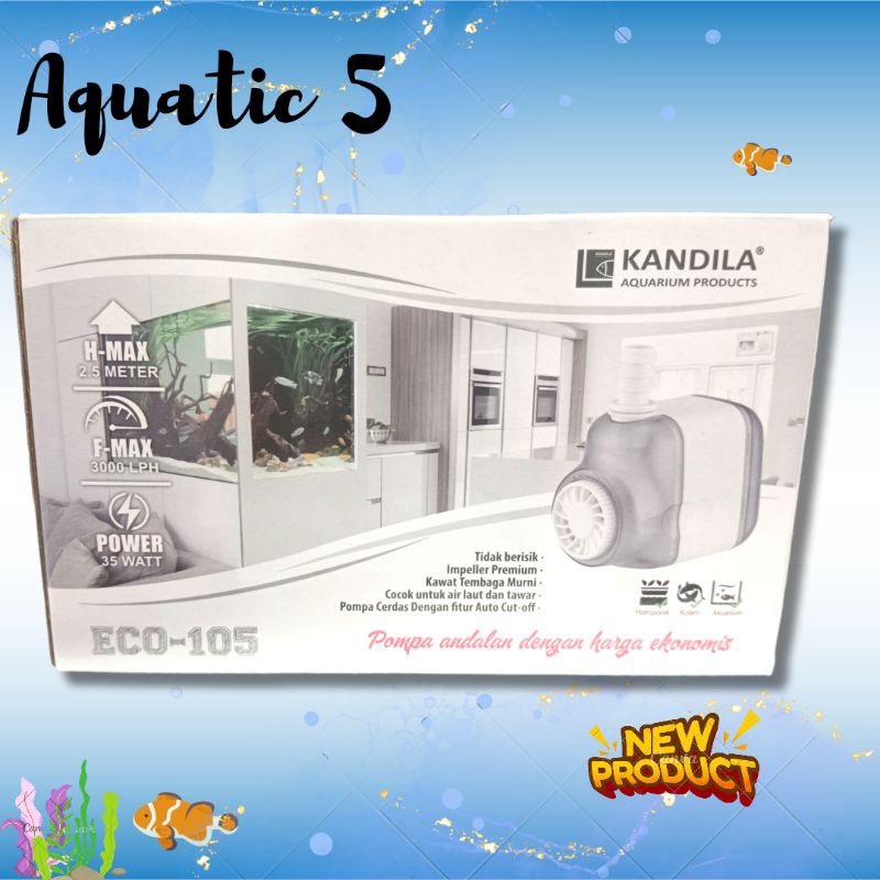 Pompa Kolam Aquarium Hidroponik KANDILA ECO 105