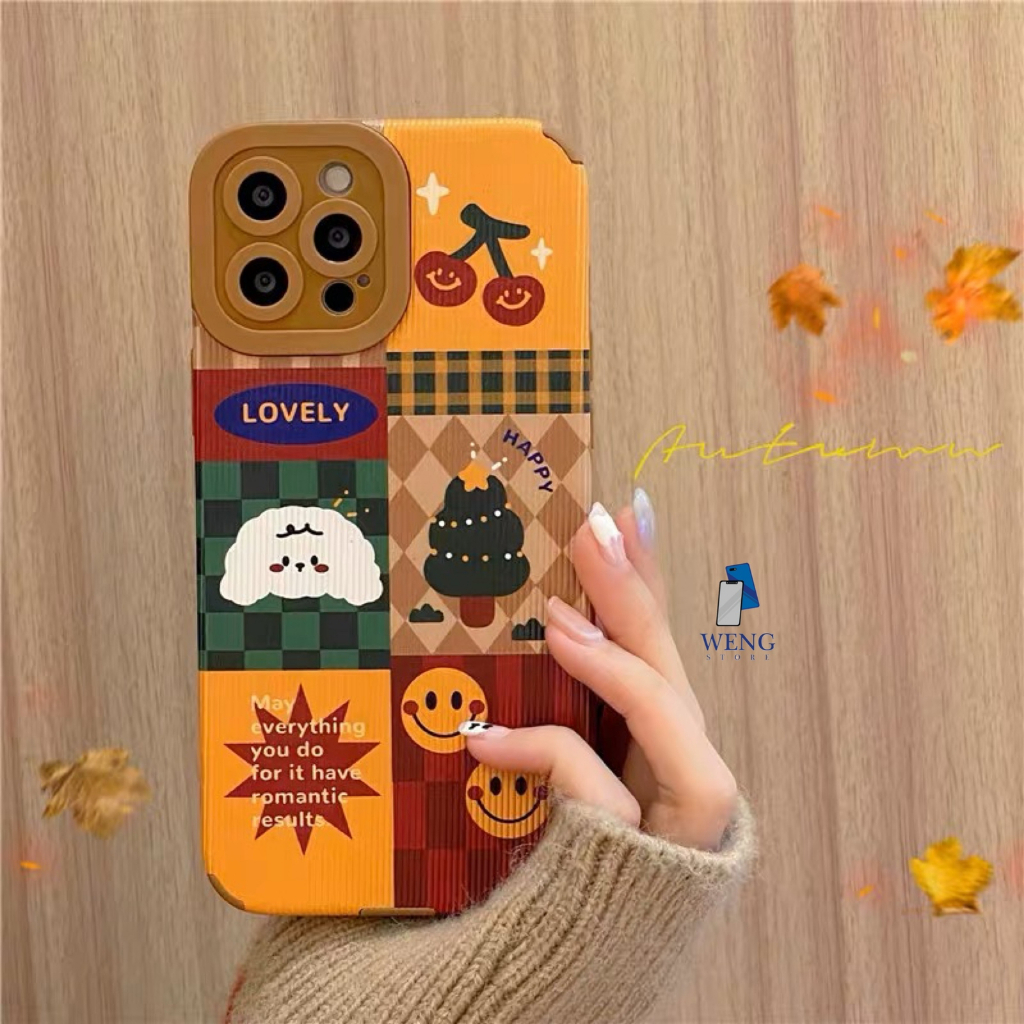 Case Christmas Brown For Realme C11 2021 C20 C31 C35 NARZO 50A PRIME