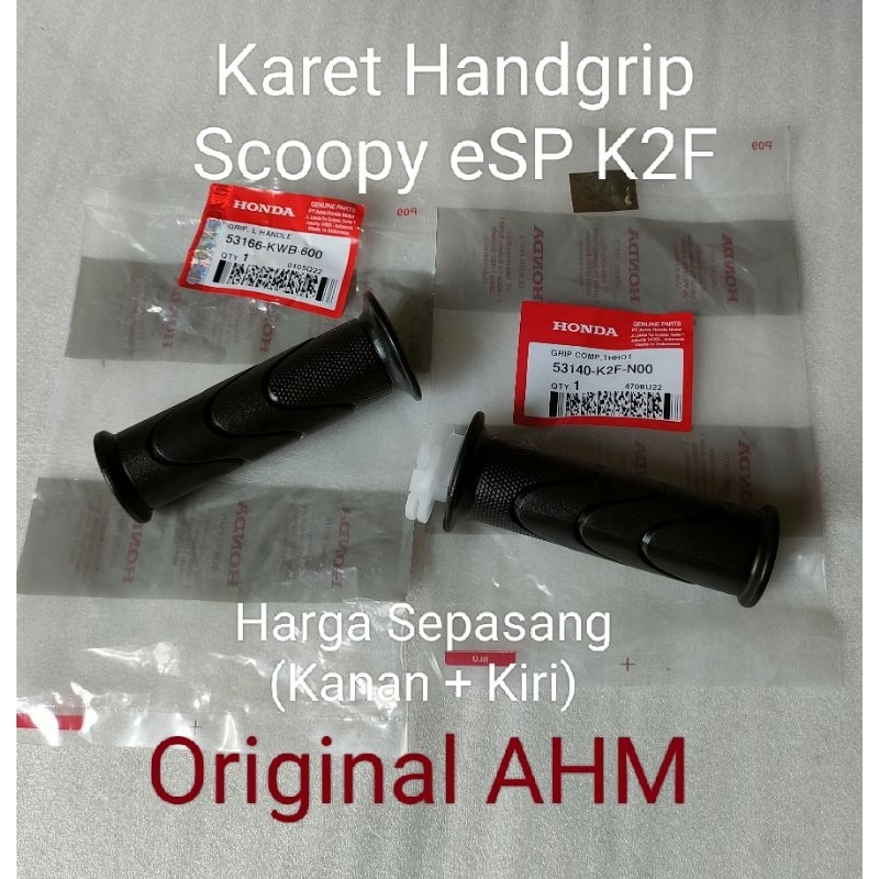 Karet Handgrip Scoopy eSP K2F Ori AHM 53140 K2F N00