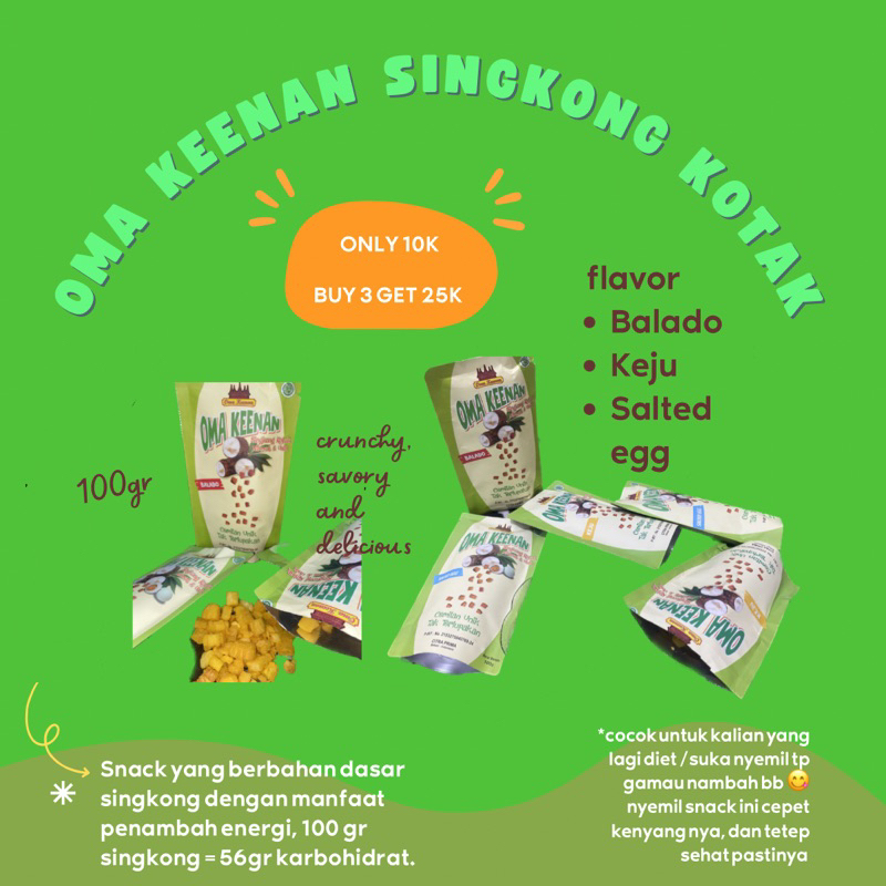 

snack singkong kotak oma keenan
